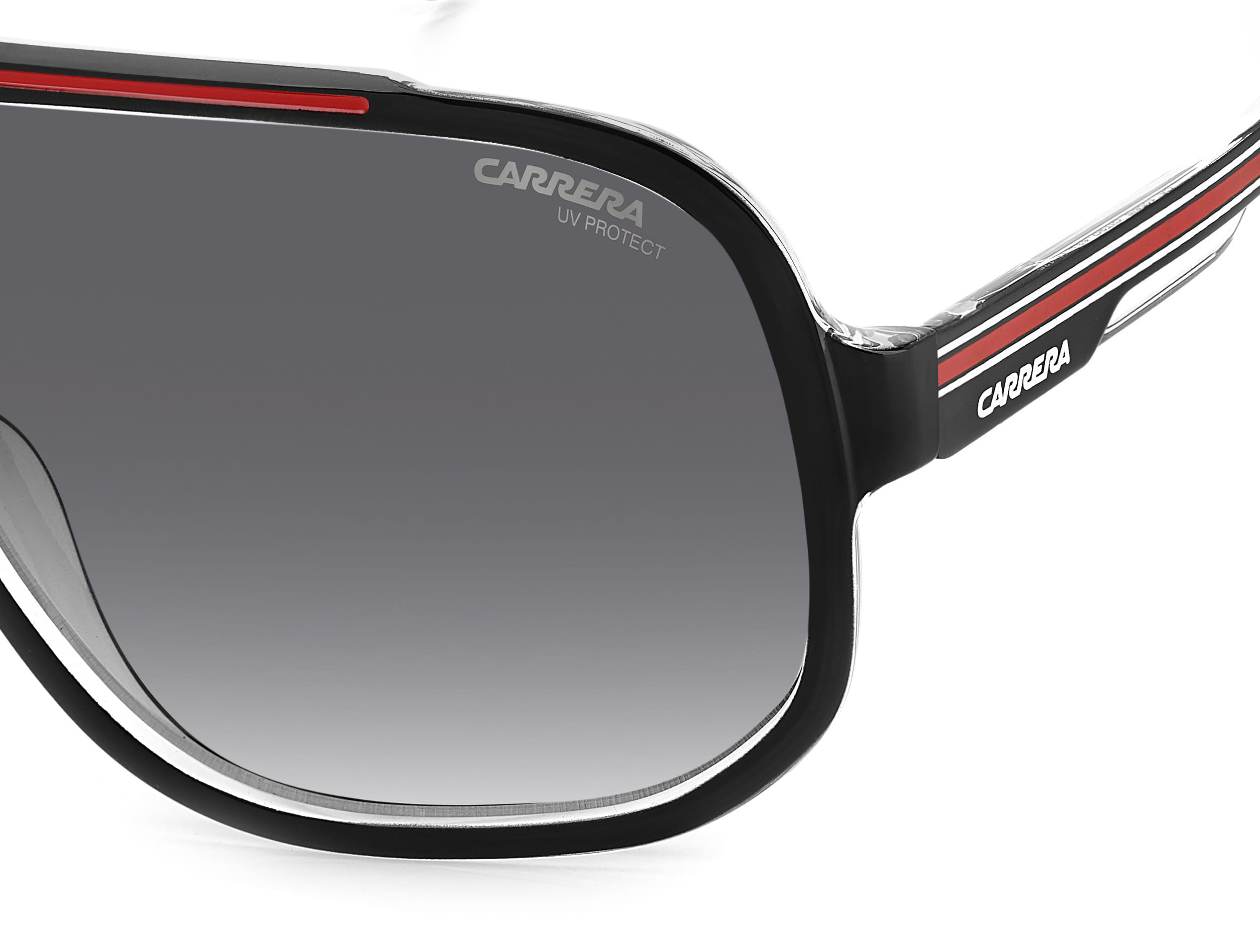 Carrera 1058/S Sunglass Black Male Full Shell Sunglass — Black frame — view 3