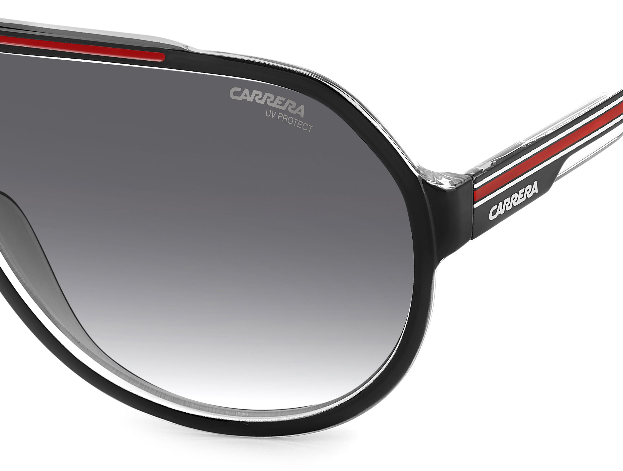 Carrera 1057/S Sunglass Black Male Full Shell Sunglass — Black frame — view 3