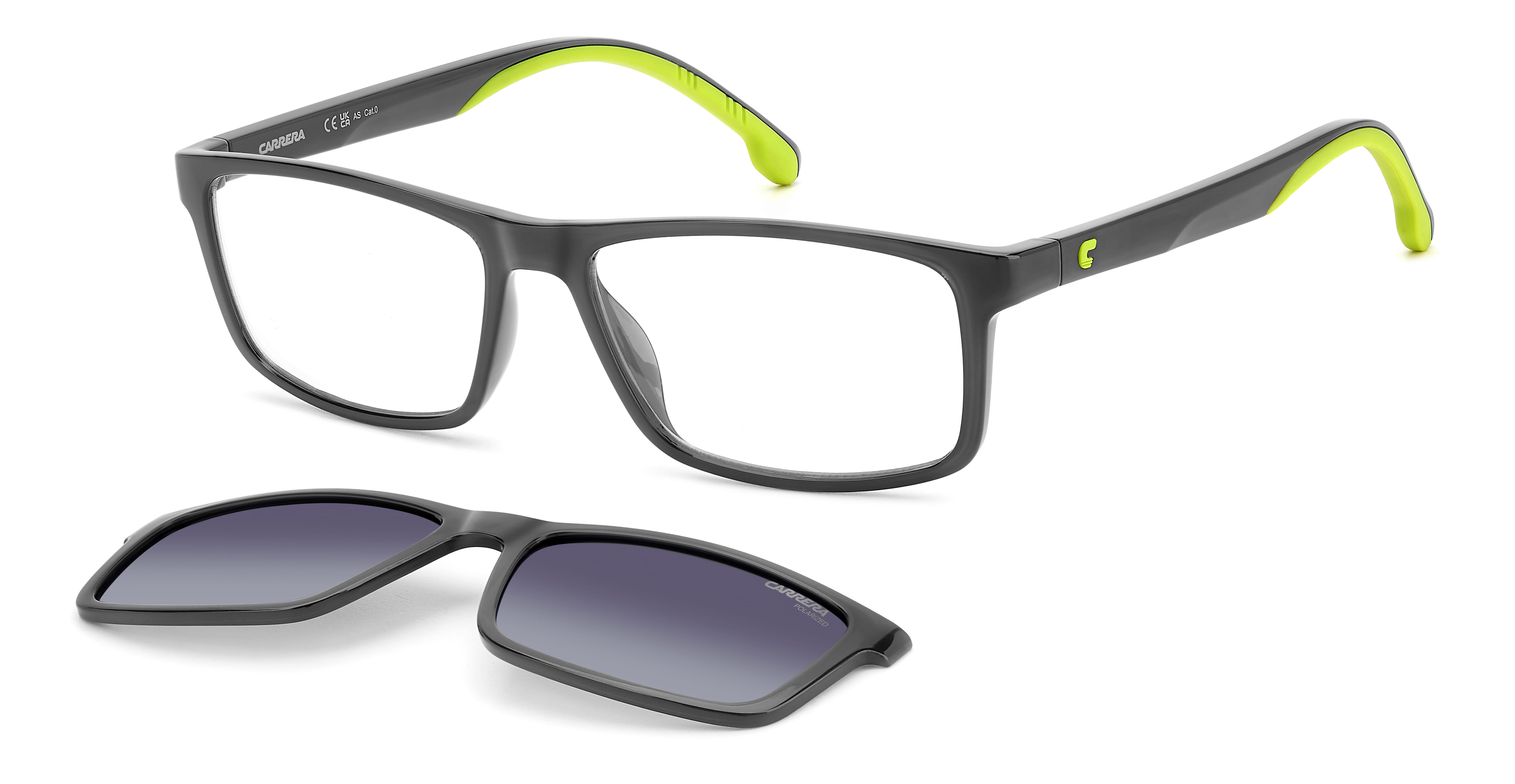 Carrera CA 8065/CS Sunglass Grey Male Full Shell — Grey frame