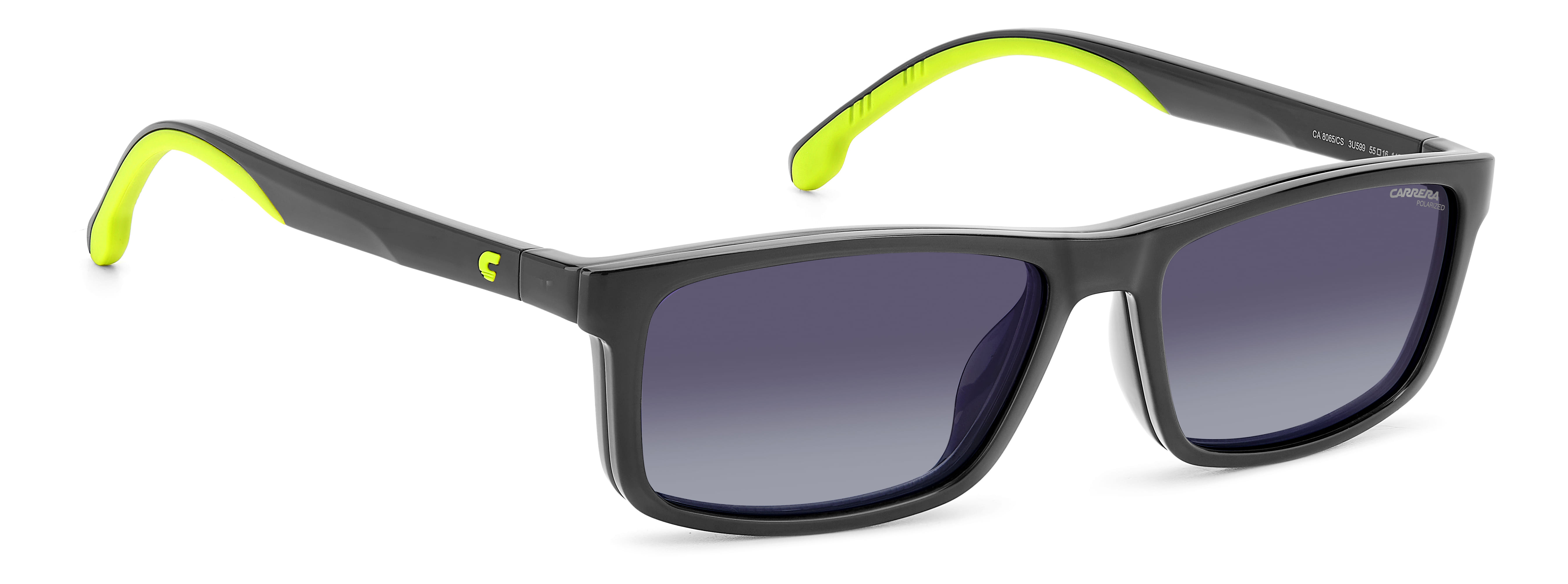 Carrera CA 8065/CS Sunglass Grey Male Full Shell Sunglass — Grey frame — view 2