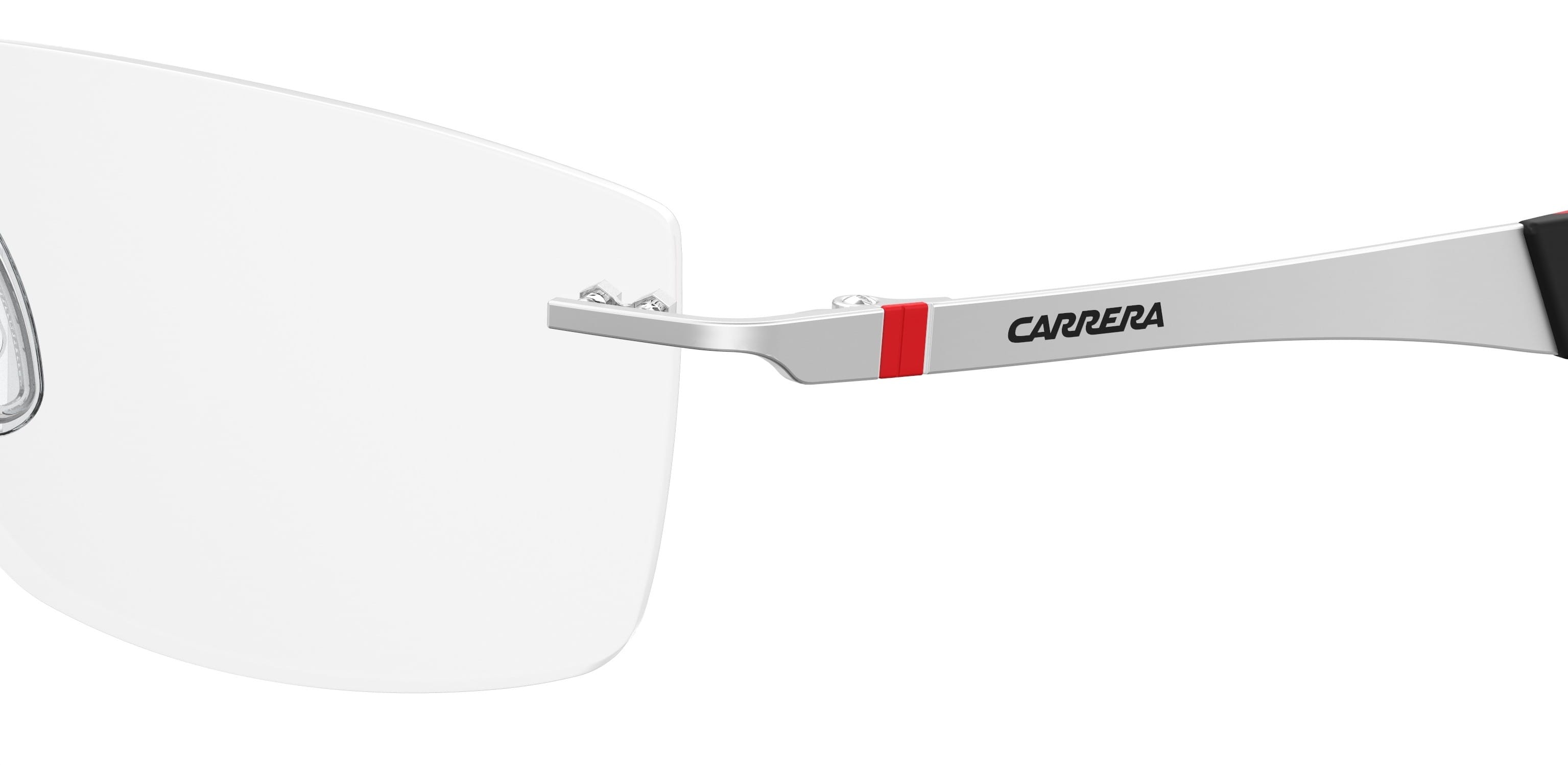 Carrera CARRERA 8823/V Frame Silver Male RimLess Beta Titani Frame — Silver frame — view 3