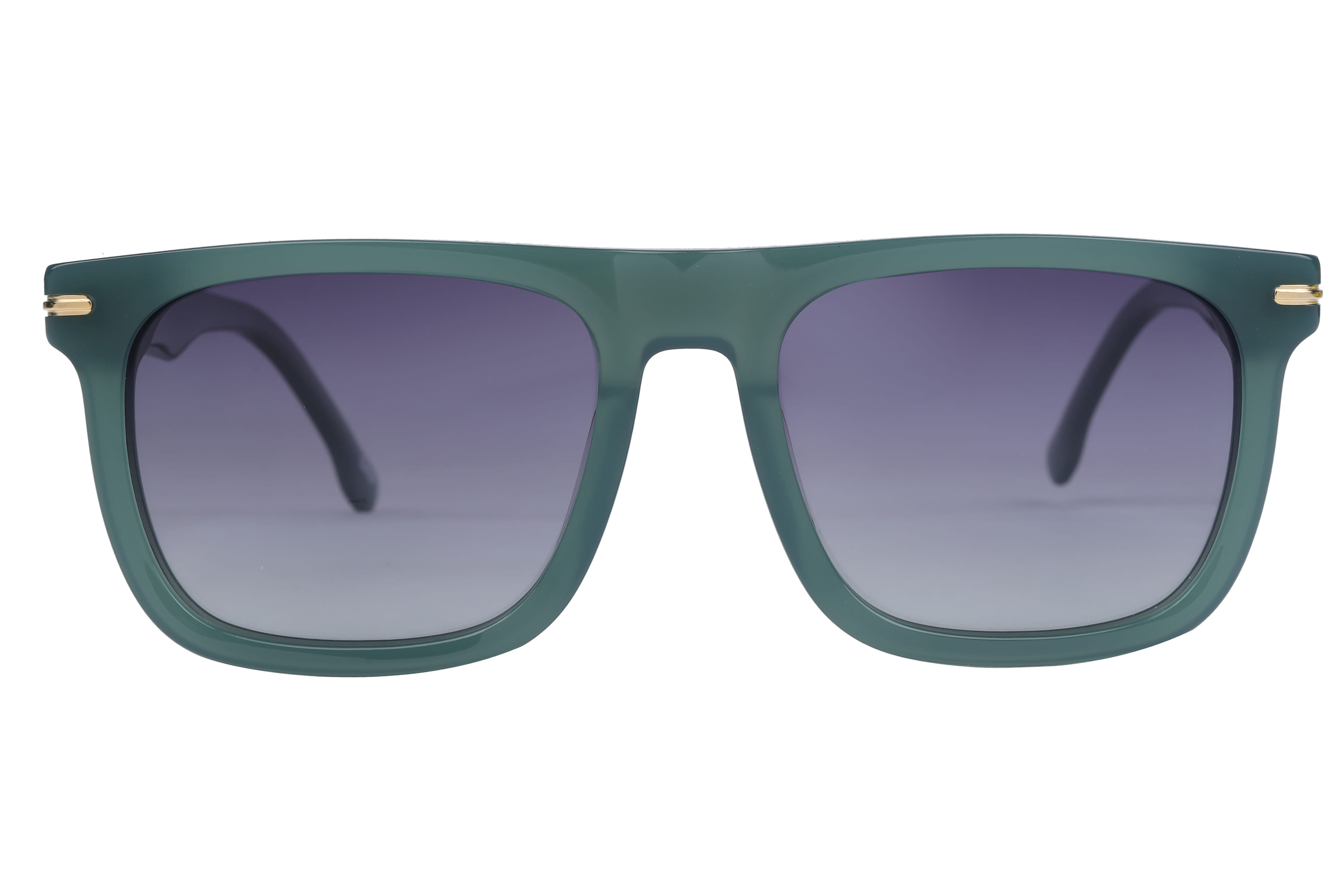 Inspira T91027 Sunglass Green Male Full Shell — Green frame
