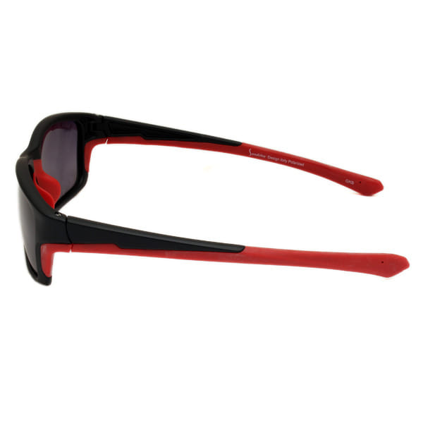 Inspira SD3715C Sunglass Black Male Full Rubber Sunglass — Black frame — view 3