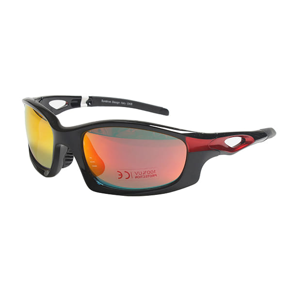 Inspira S0217DH Sunglass Black Male Full Shell Sunglass — Black frame — view 1