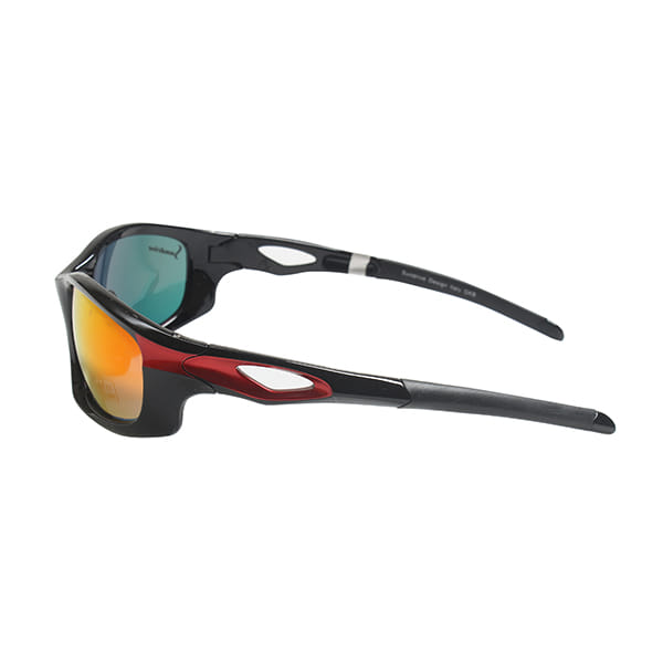 Inspira S0217DH Sunglass Black Male Full Shell Sunglass — Black frame — view 3