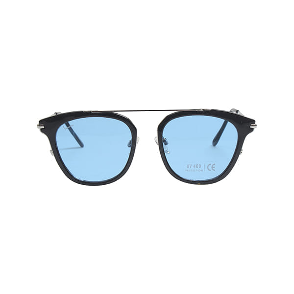 Inspira S1217R Sunglass Black Male Full Metal Sunglass — Black frame — view 2