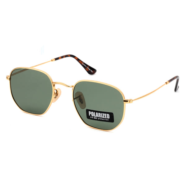 Inspira 3548 Sunglass Gold Unisex Full Metal — Gold frame