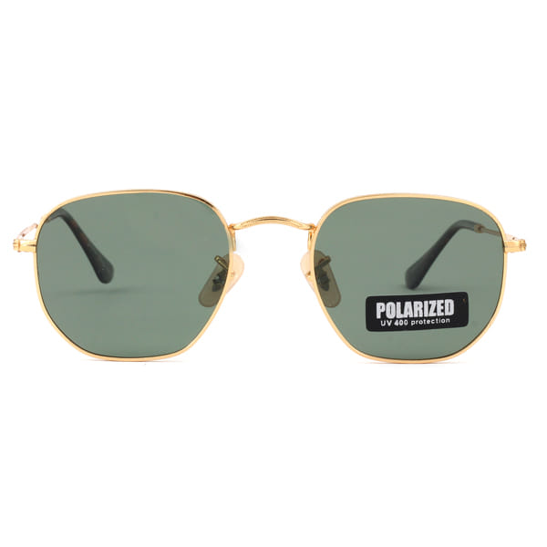 Inspira 3548 Sunglass Gold Unisex Full Metal — Gold frame