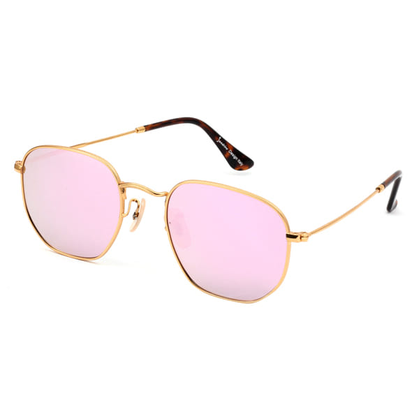 Inspira 3548 Sunglass Gold Unisex Full Metal — Gold frame