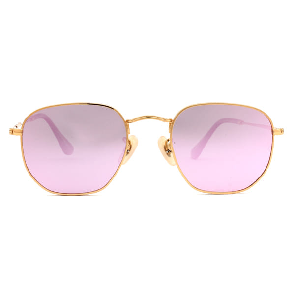 Inspira 3548 Sunglass Gold Unisex Full Metal Sunglass — Gold frame — view 3