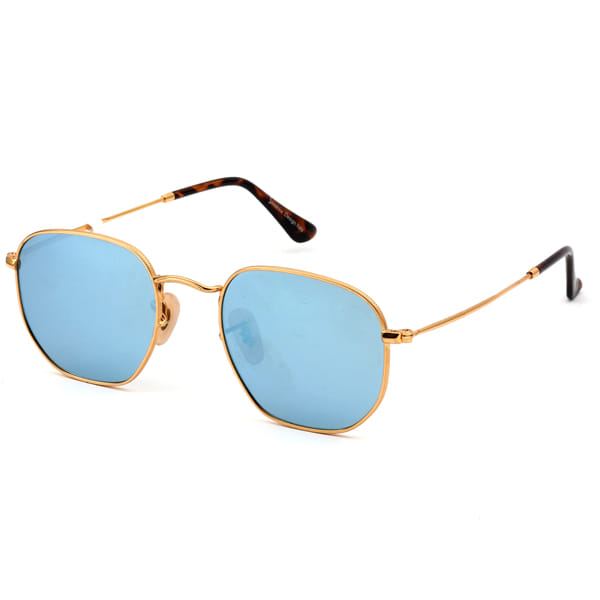 Inspira 3548 Sunglass Gold Unisex Full Metal — Gold frame