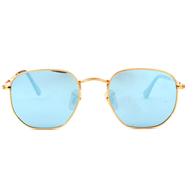 Inspira 3548 Sunglass Gold Unisex Full Metal Sunglass — Gold frame — view 3