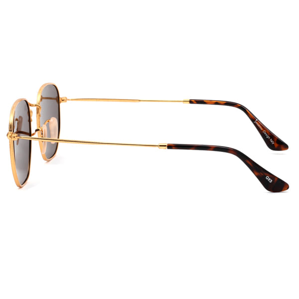 Inspira 3548 Sunglass Gold Unisex Full Metal Sunglass — Gold frame — view 4