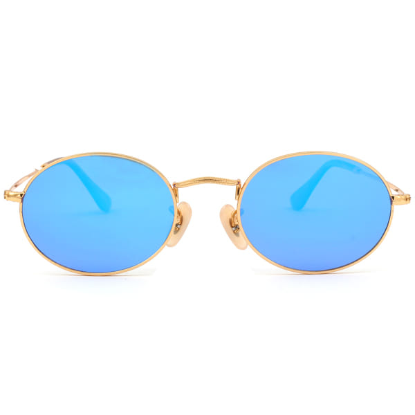 Inspira 3547 Sunglass Gold Unisex Full Metal Sunglass — Gold frame — view 3