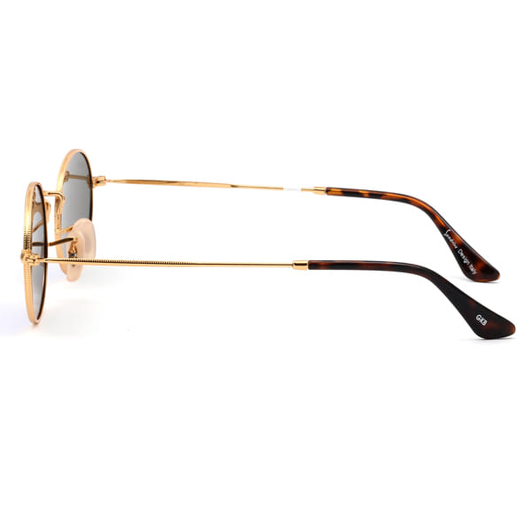 Inspira 3547 Sunglass Gold Unisex Full Metal Sunglass — Gold frame — view 4