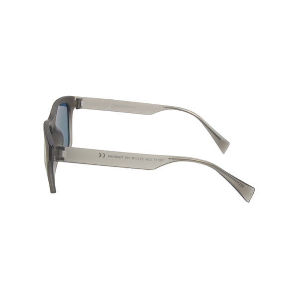 Inspira TR117 Sunglass Grey Male Full Shell Sunglass — Grey frame — view 3