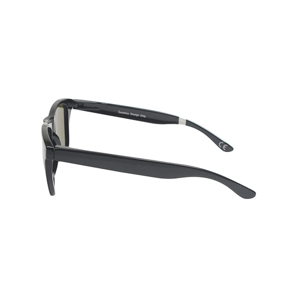 Inspira 512 Sunglass Black Unisex Full Shell Sunglass — Black frame — view 4