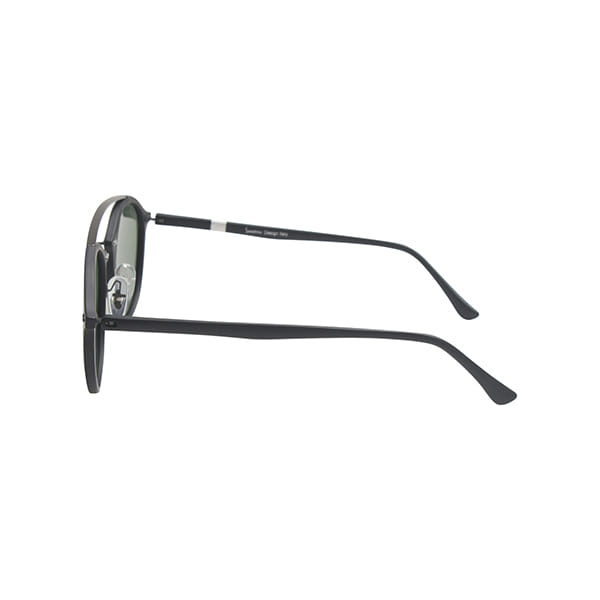 Inspira 4266 Sunglass Black Unisex Full Shell Sunglass — Black frame — view 3