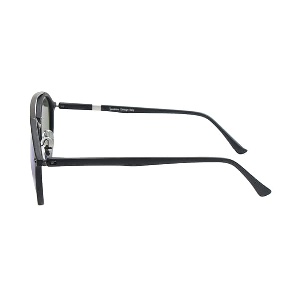 Inspira 4266 Sunglass Black Unisex Full Shell Sunglass — Black frame — view 3