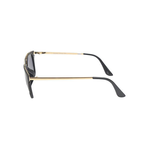 Inspira 7006 Sunglass Black Male Full Metal Sunglass — Black frame — view 4