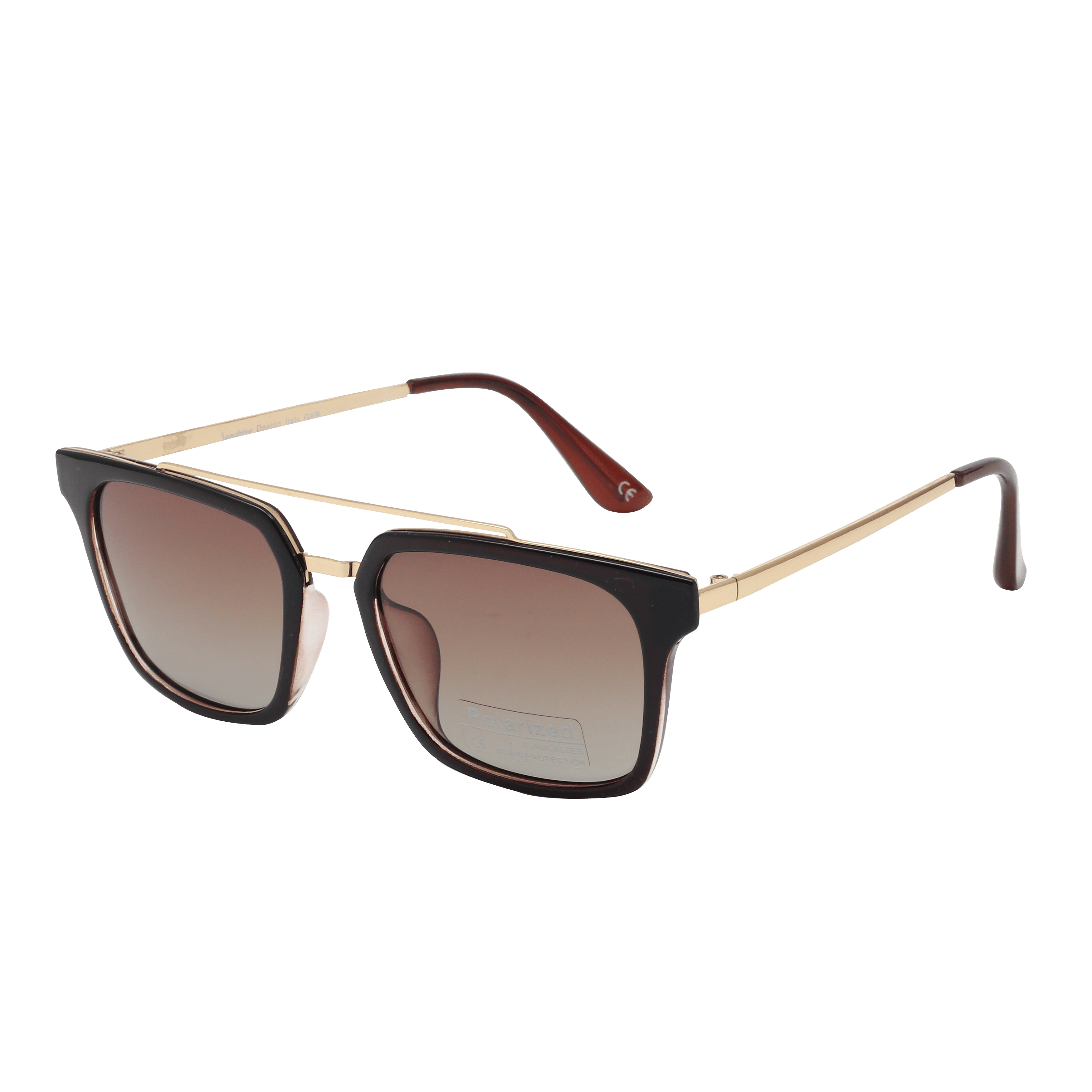 Inspira 7006 Sunglass Brown Male Full Metal — Brown frame