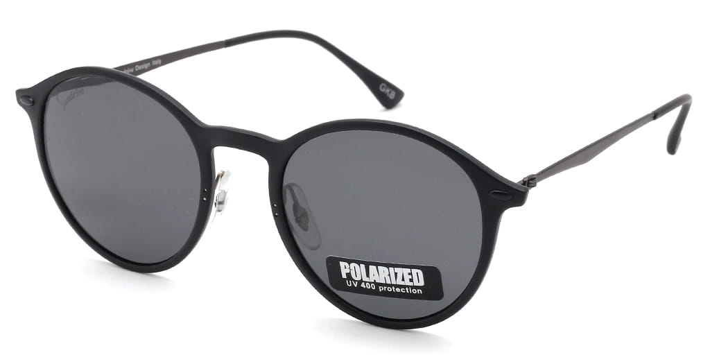 Inspira TR4224 Sunglass Black Unisex Full Metal Sunglass — Black frame — view 2