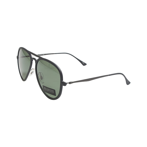 Inspira TR4211 Sunglass Black Male Full Metal Sunglass — Black frame — view 2