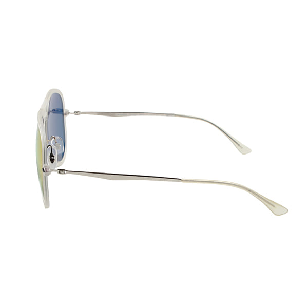 Inspira TR4211 Sunglass White Male Full Metal Sunglass — White frame — view 3