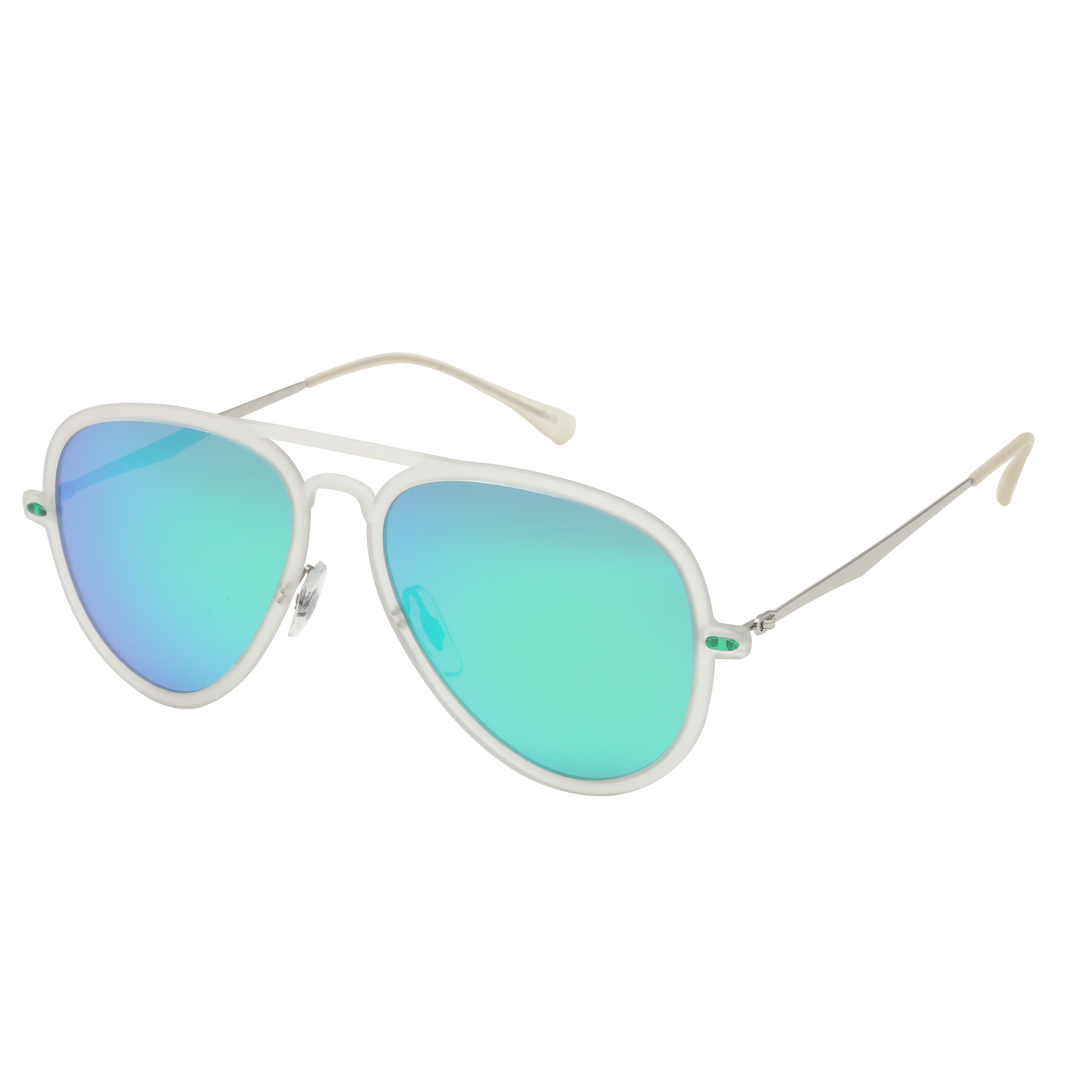 Inspira TR4211 Sunglass White Male Full Metal — White frame