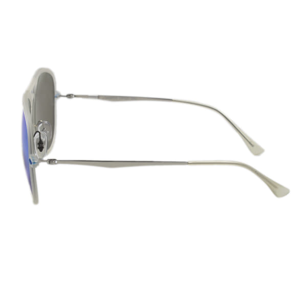 Inspira TR4211 Sunglass White Male Full Metal Sunglass — White frame — view 3