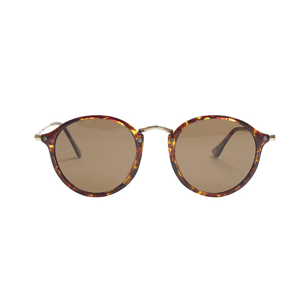 Inspira 58030 Sunglass Brown Unisex Full Metal — Brown frame