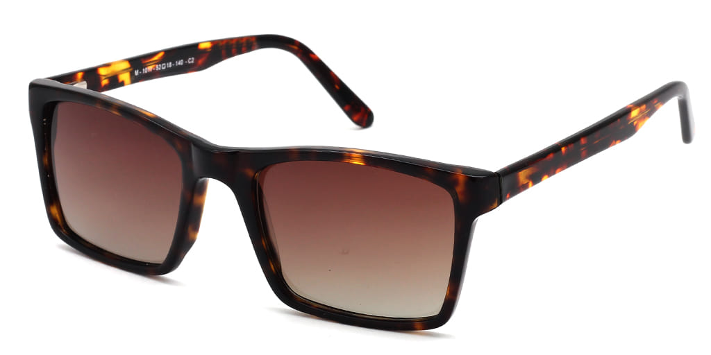 Inspira M-1011 Sunglass Tortoise Male Full Shell Sunglass — Tortoise frame — view 2