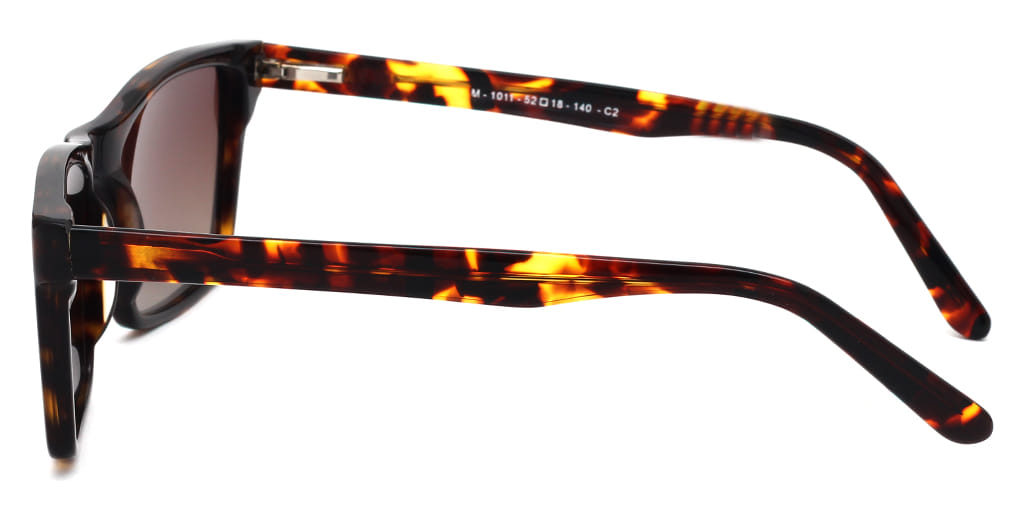 Inspira M-1011 Sunglass Tortoise Male Full Shell Sunglass — Tortoise frame — view 4