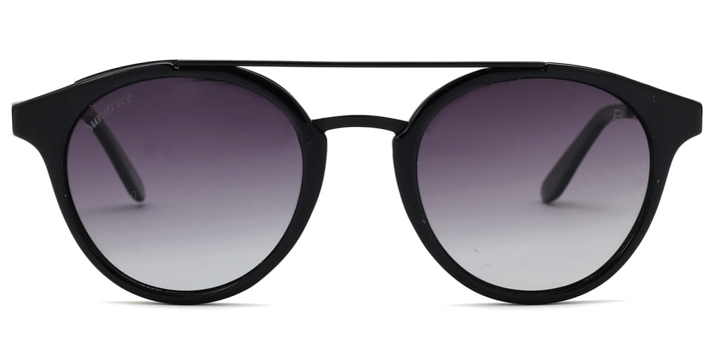 Inspira 1617K Sunglass Black Unisex Full Metal — Black frame