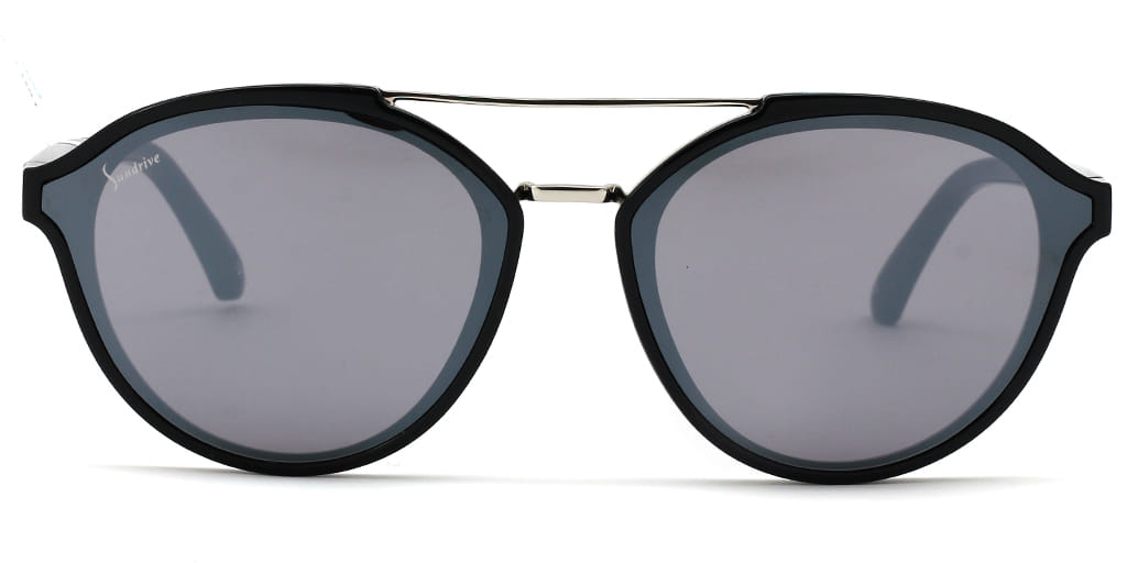 Inspira 0218C Sunglass Black Male Full Shell — Black frame