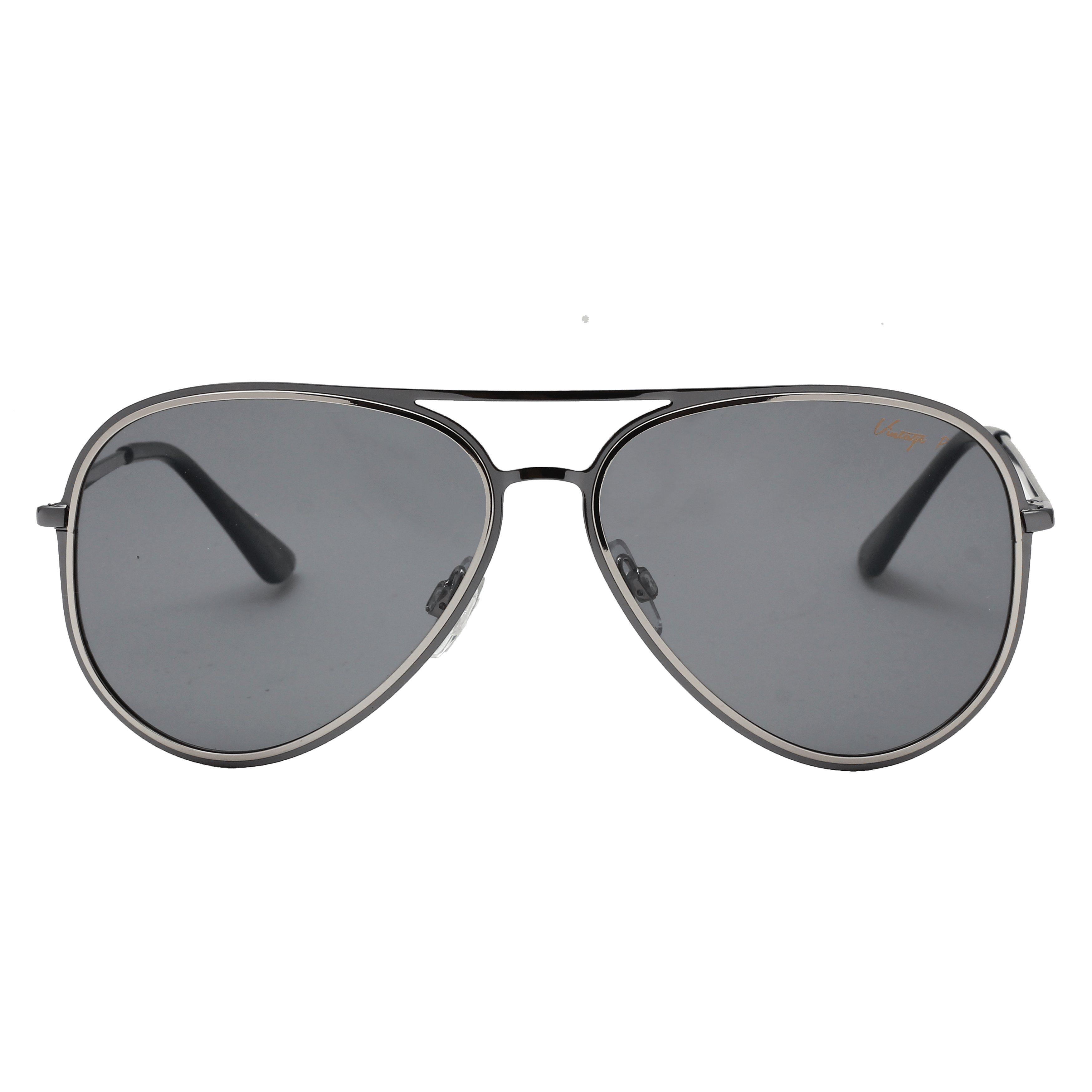 Vintage MELLOW Sunglass Gun Metal Unisex Full Metal Sunglass-0