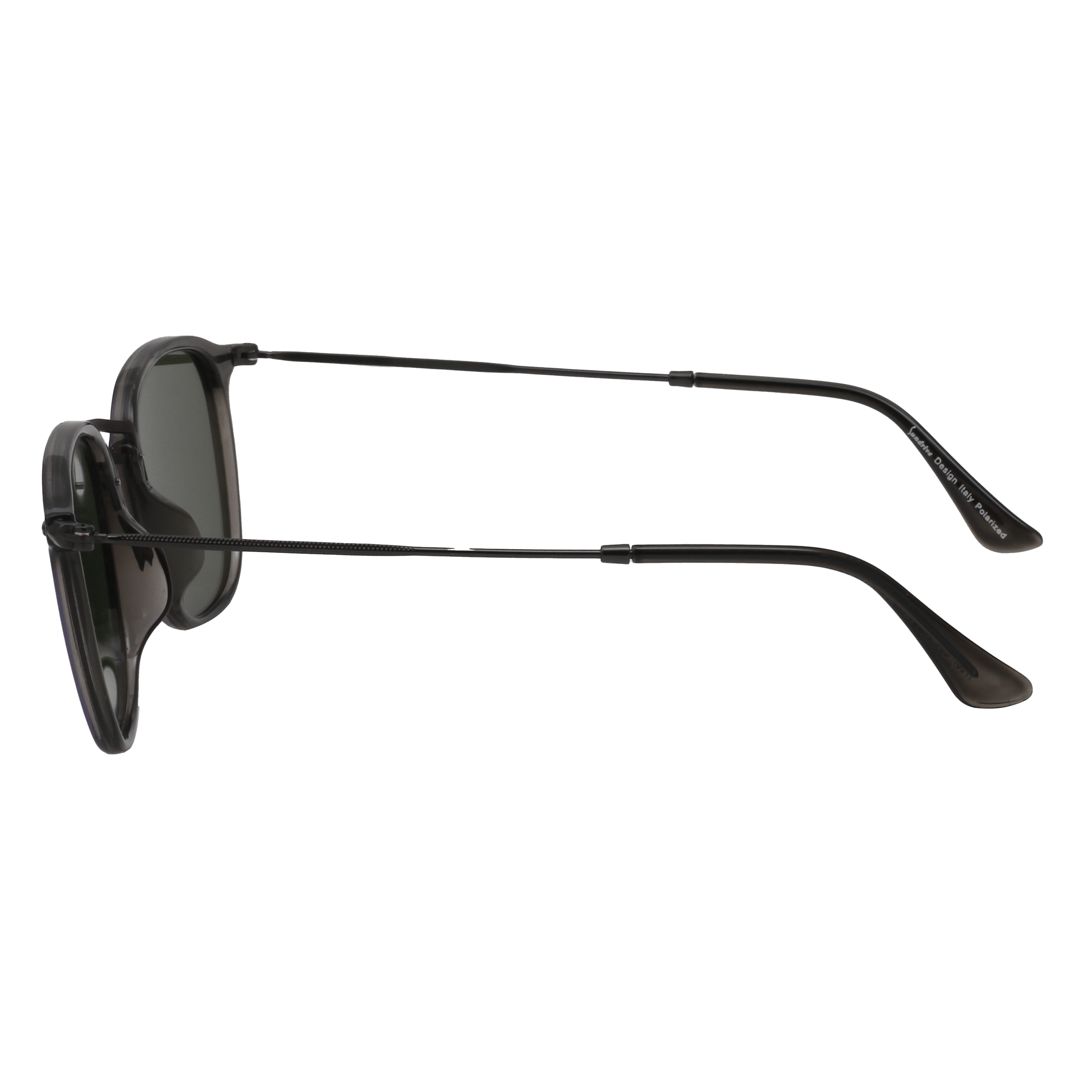 Inspira 17007 Sunglass Grey Male Full Metal Sunglass — Grey frame — view 3