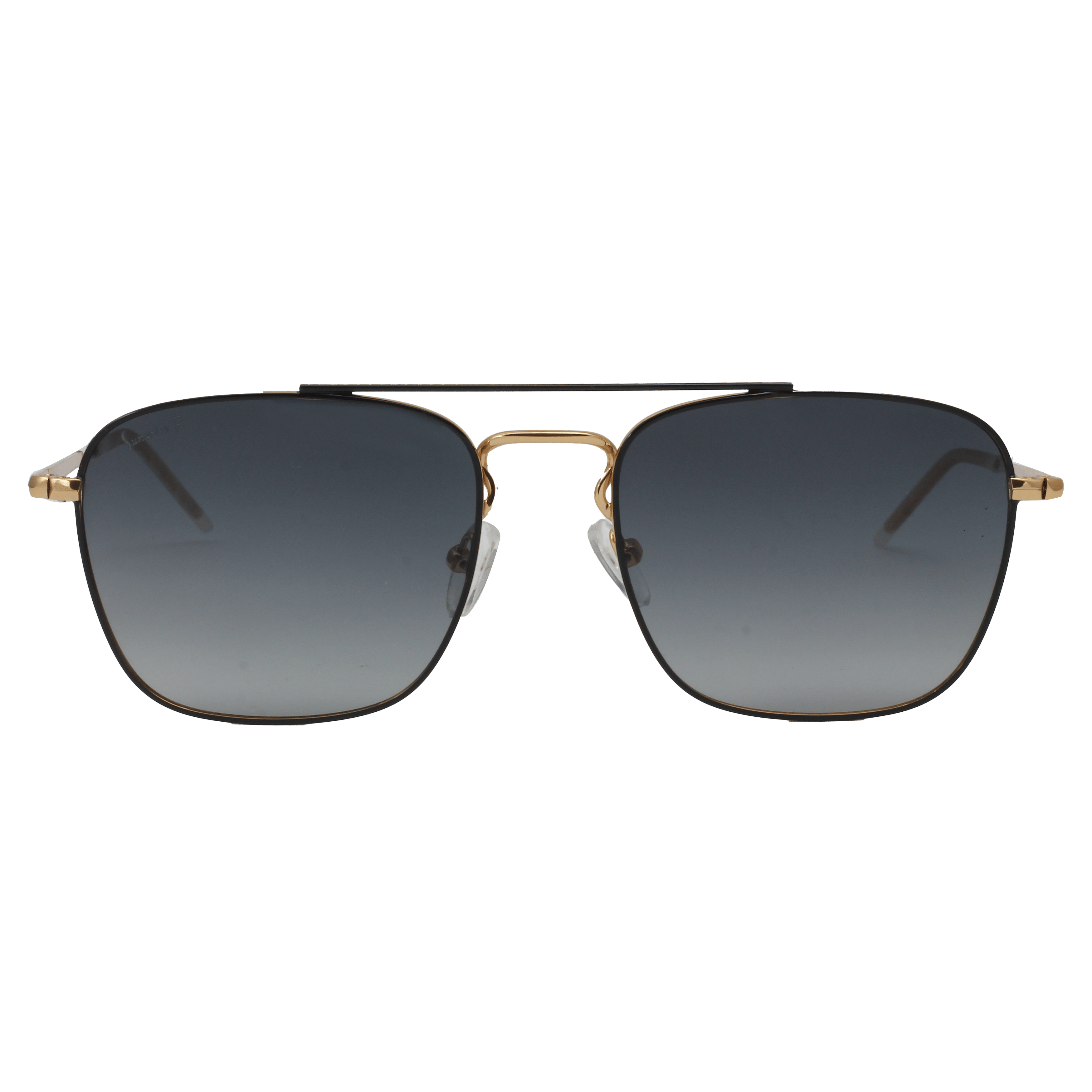 Inspira 17068 Sunglass Black Male Full Metal Sunglass — Black frame — view 2