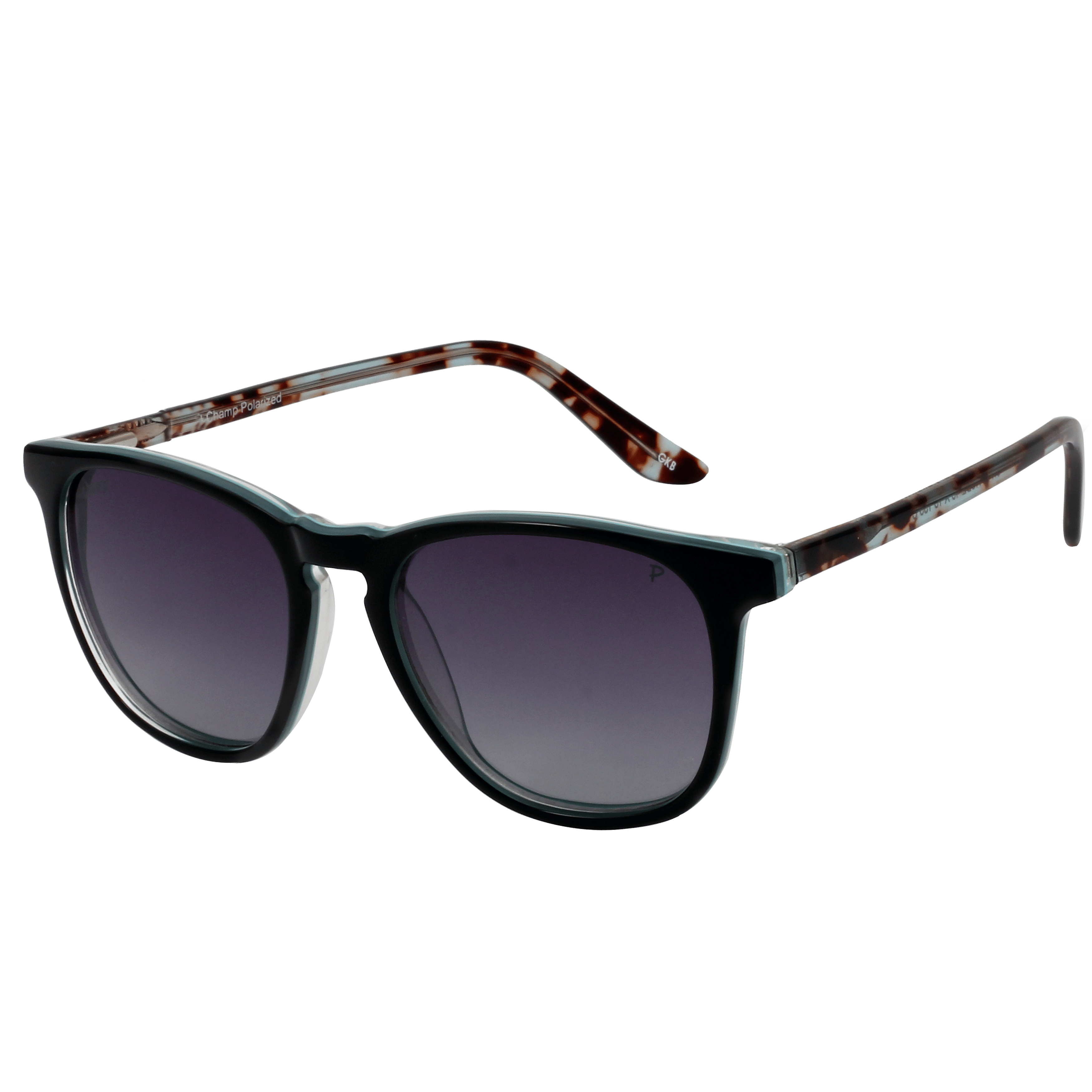 Champ 0119DE Sunglass Black Kids Full Shell — Black frame