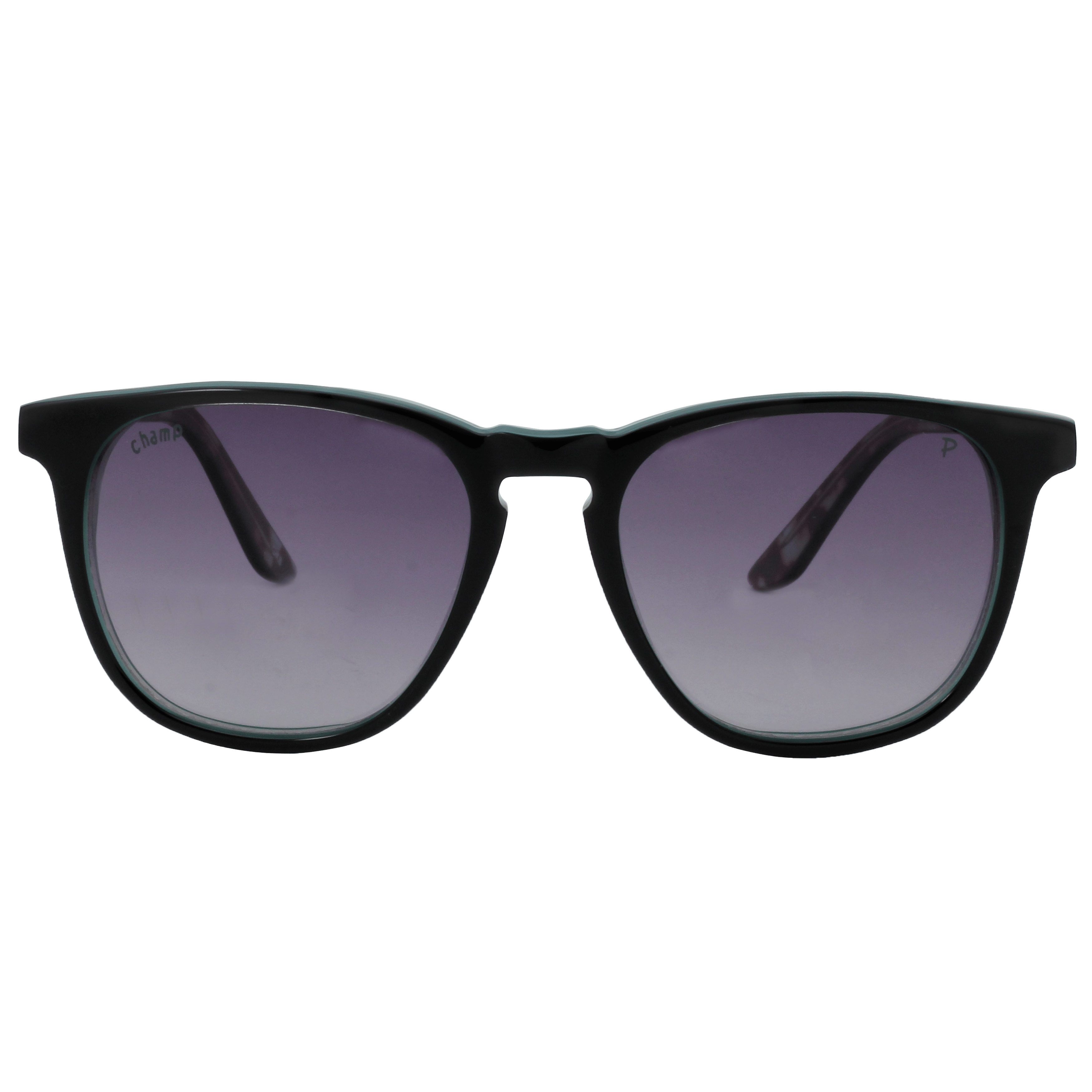 Champ 0119DE Sunglass Black Kids Full Shell Sunglass — Black frame — view 2