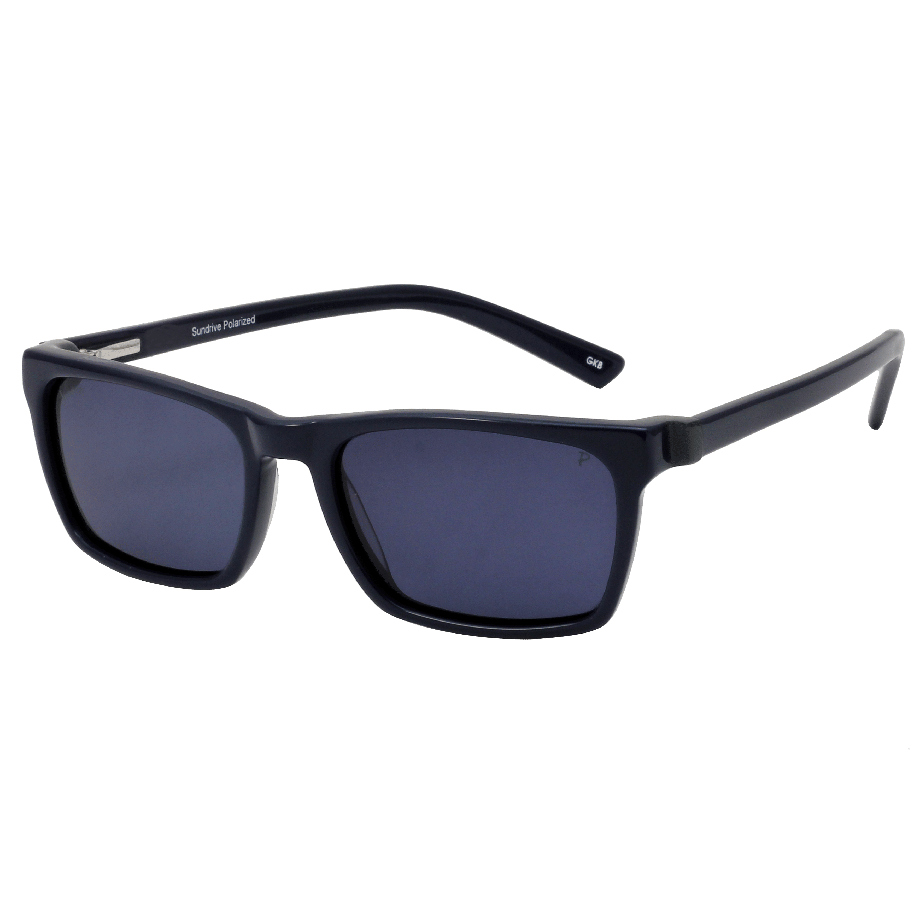 Inspira 0219DE Sunglass Blue Unisex Full Shell Sunglass — Blue frame — view 1