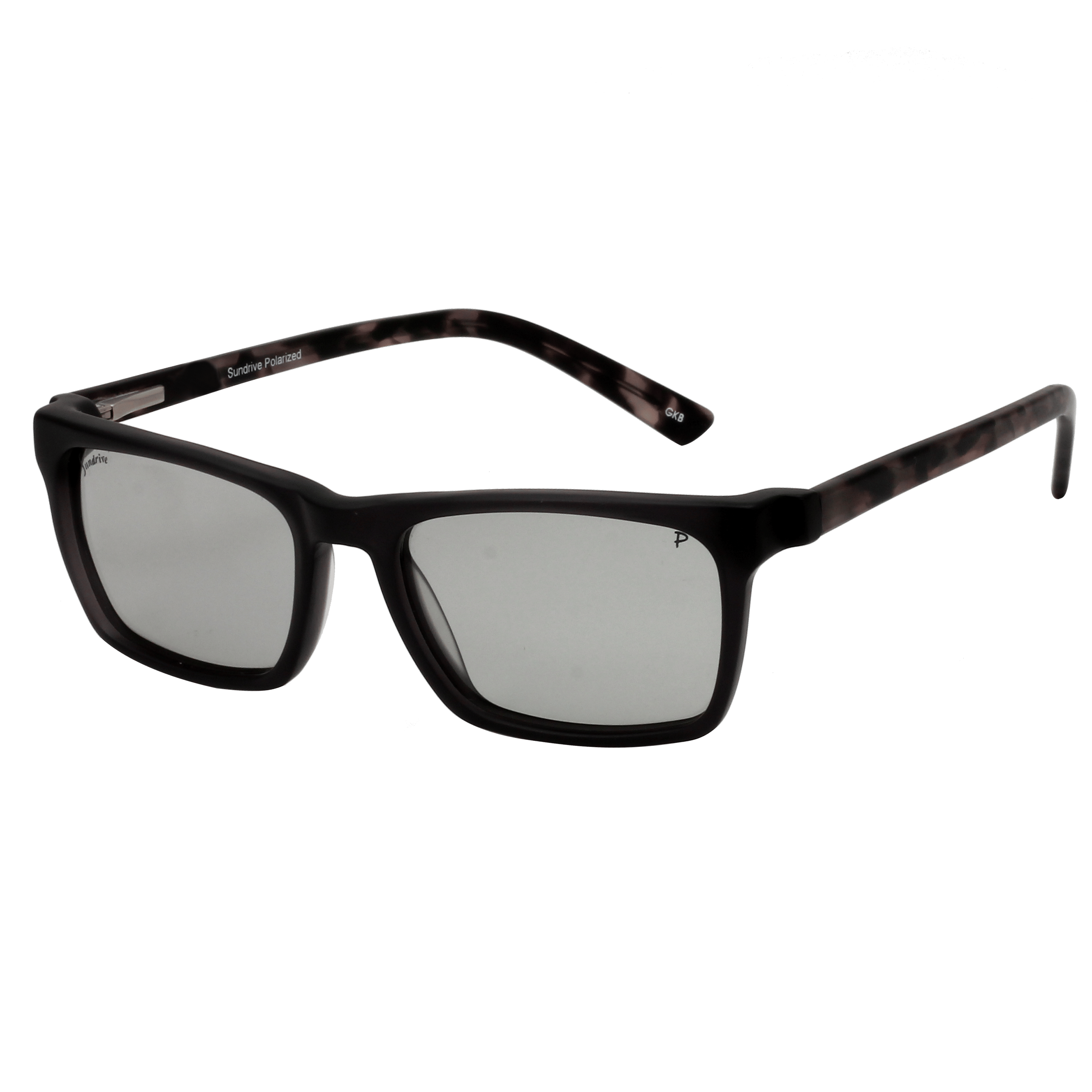 Inspira 0219DE Sunglass Black Unisex Full Shell — Black frame