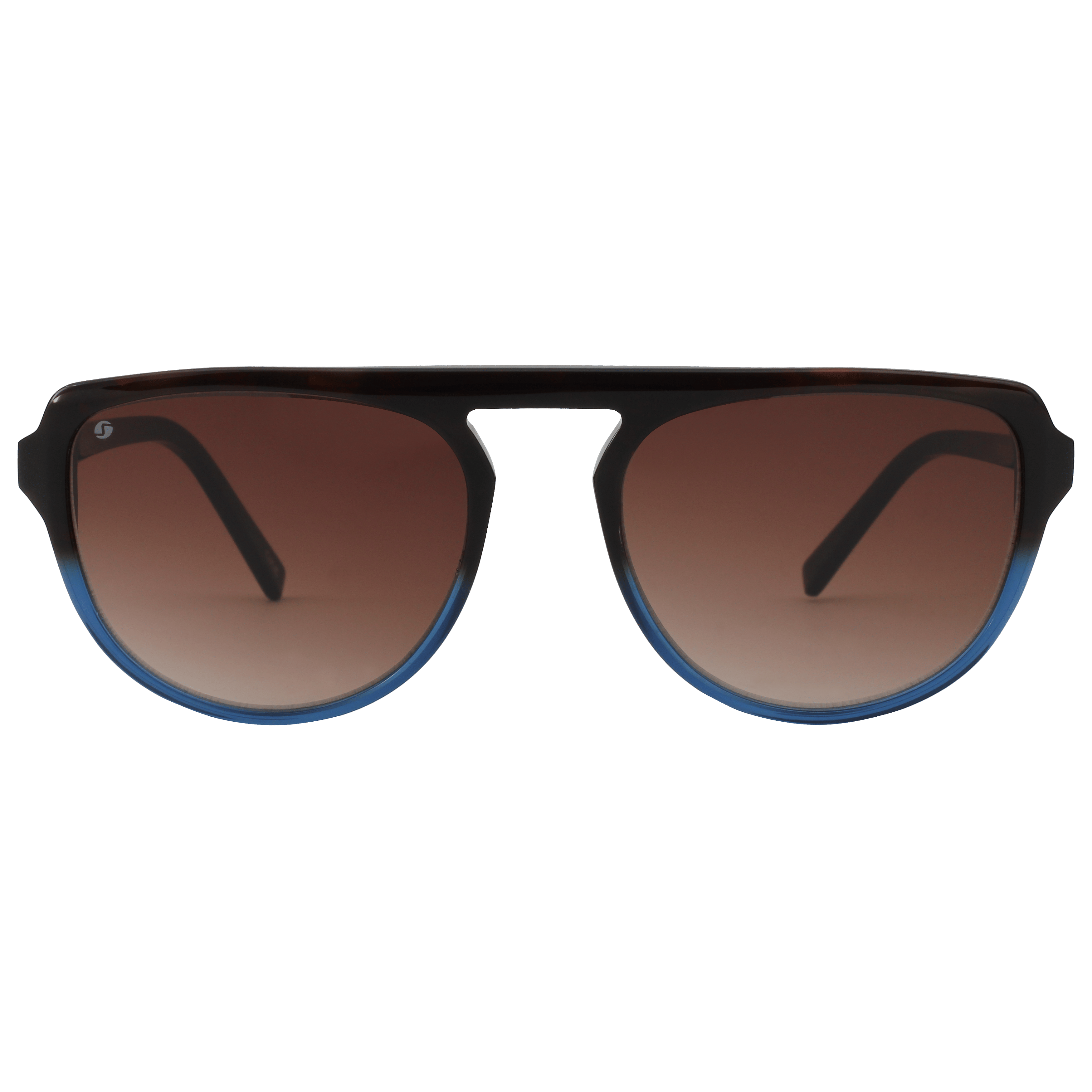 Inspira 8101 Sunglass Brown Male Full Shell Sunglass — Brown frame — view 2