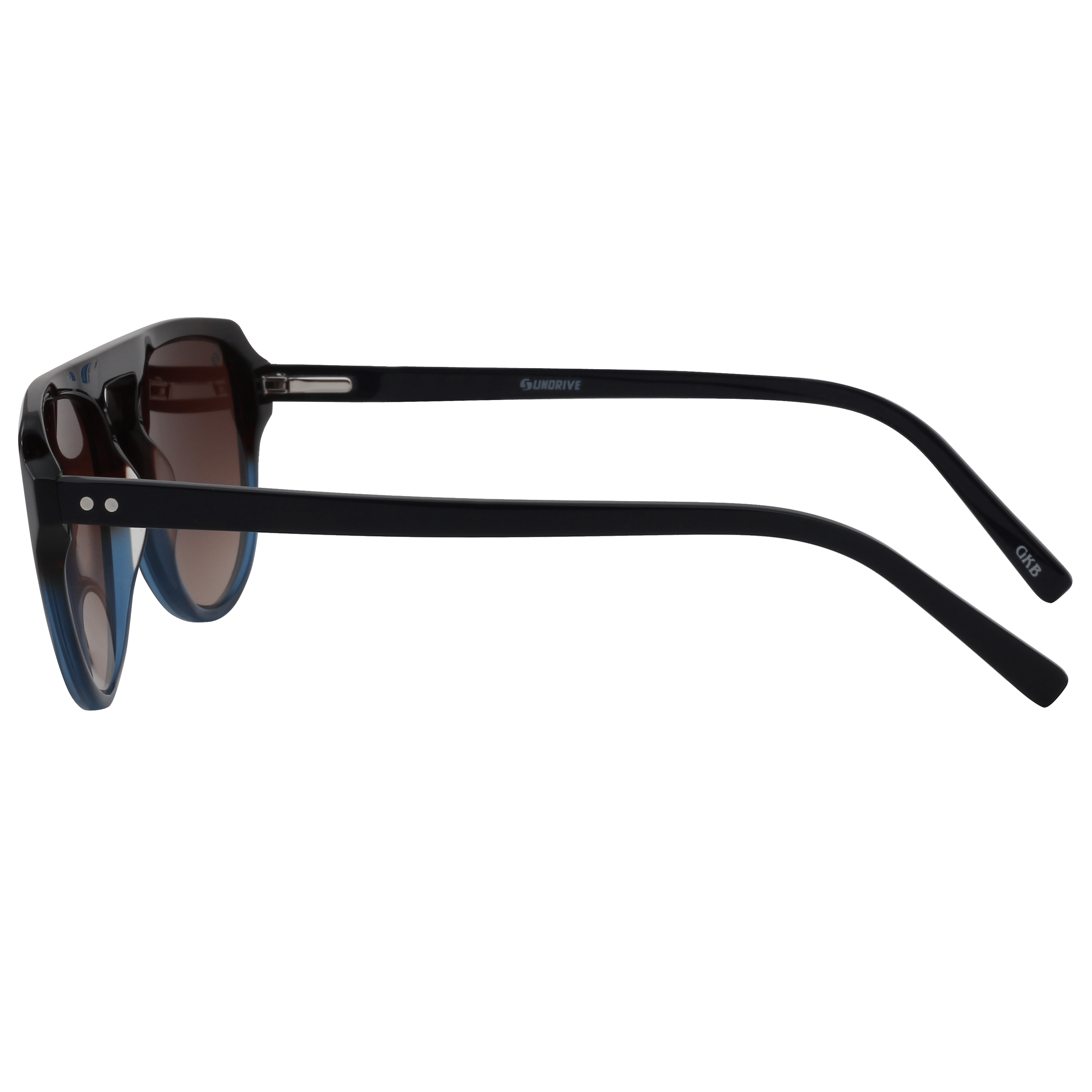 Inspira 8101 Sunglass Brown Male Full Shell Sunglass — Brown frame — view 3