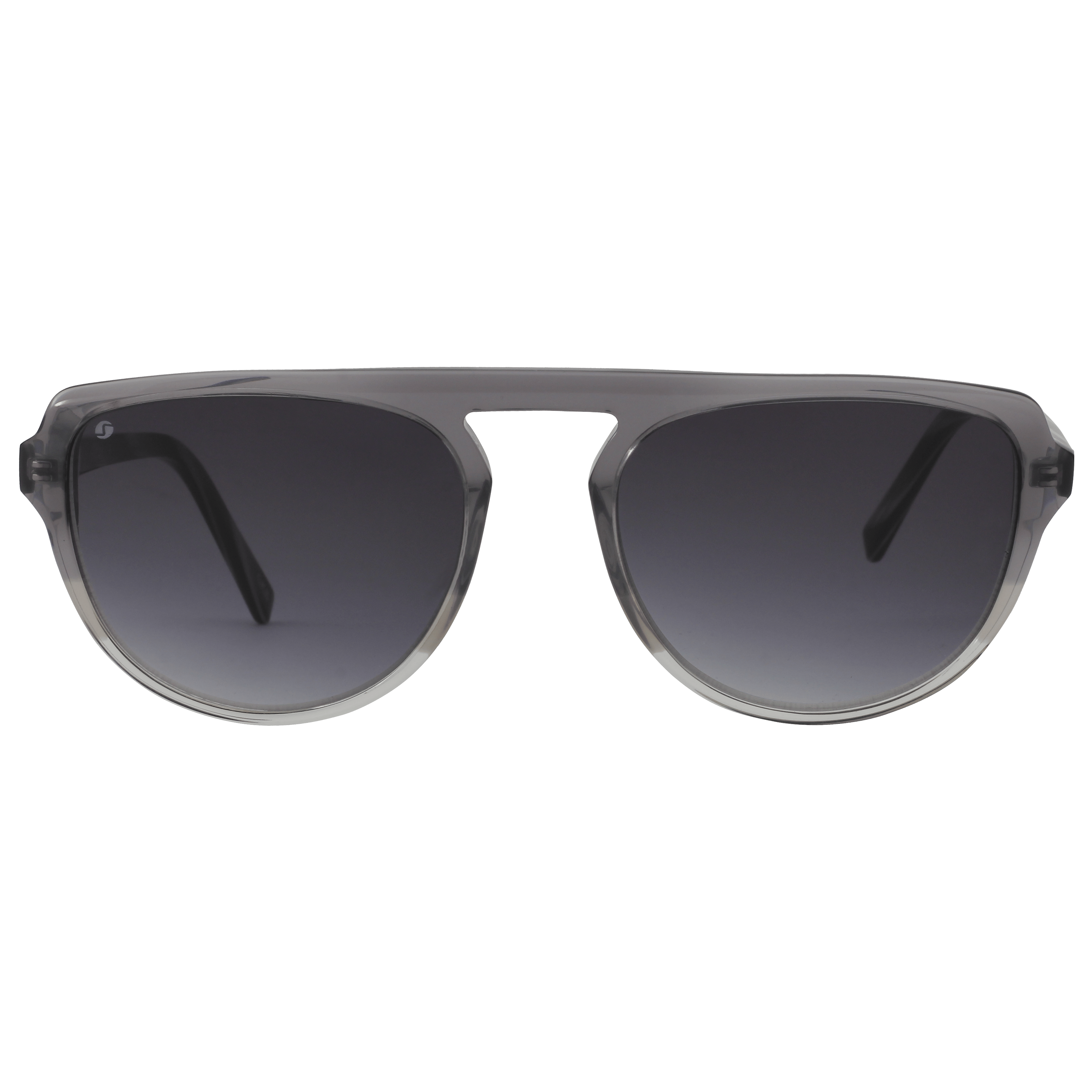 Inspira 8101 Sunglass Grey Male Full Shell Sunglass — Grey frame — view 2