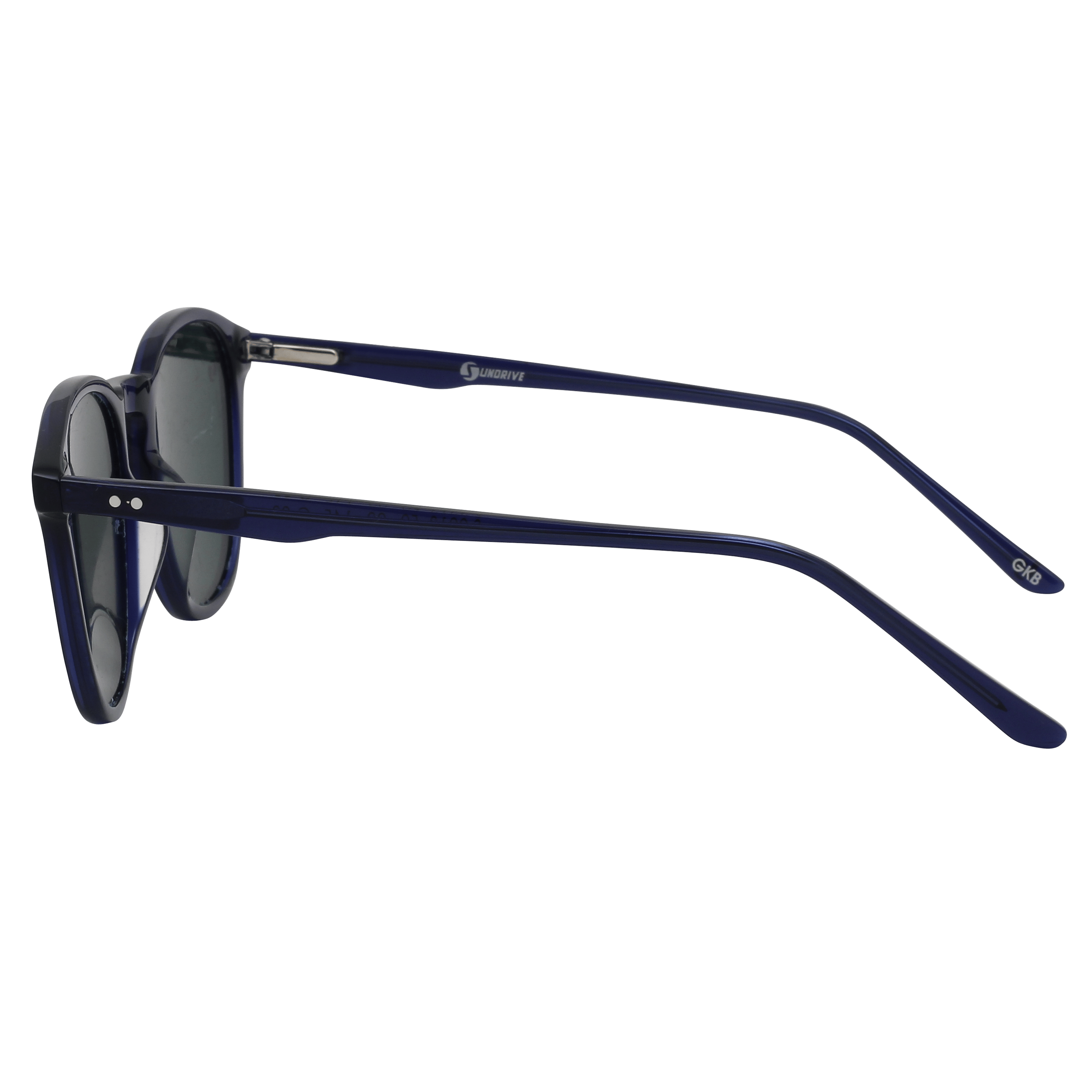 Inspira 2213 Sunglass Blue Male Full Shell Sunglass — Blue frame — view 3
