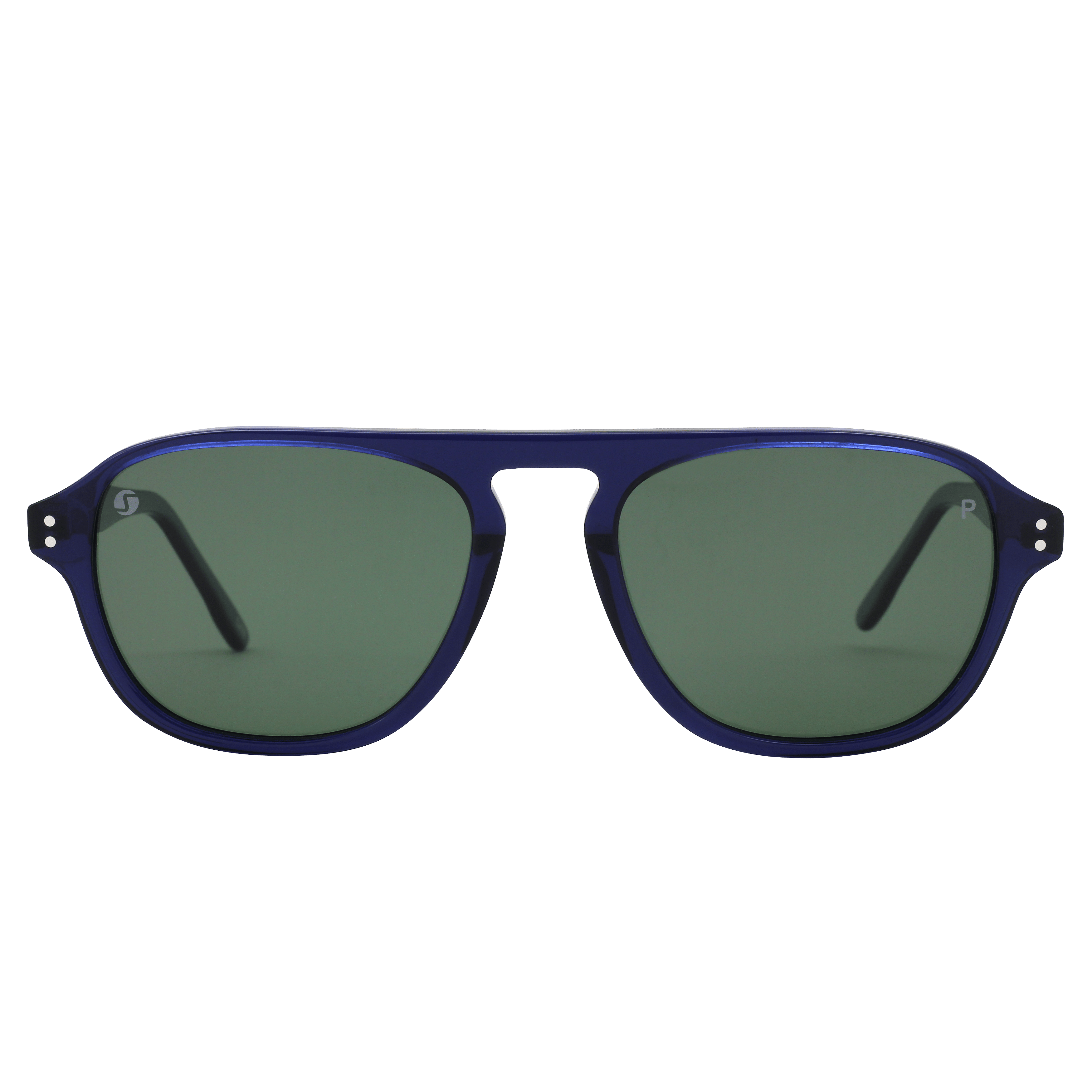 Inspira 2215 Sunglass Blue Male Full Shell Sunglass — Blue frame — view 2
