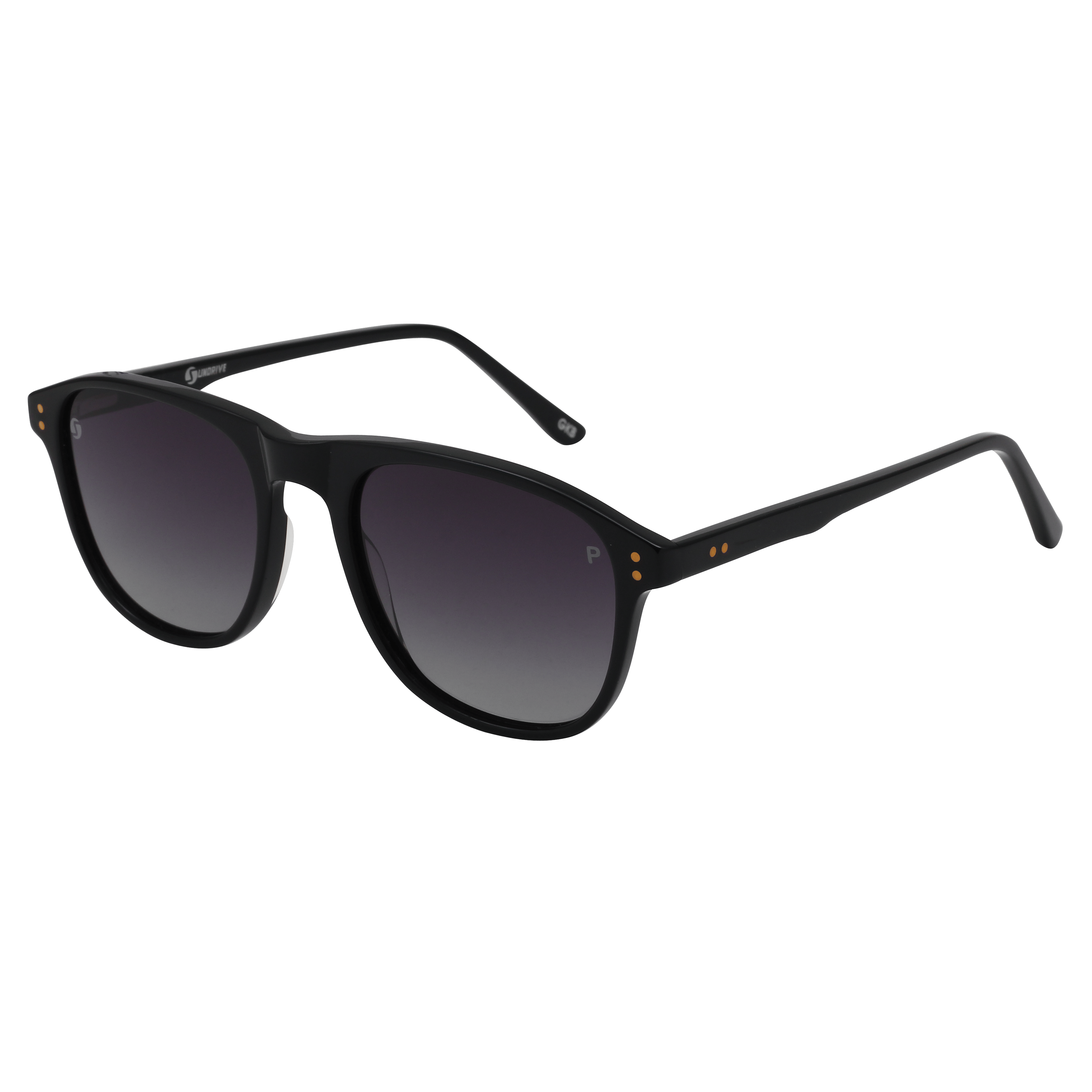 Inspira 2212 Sunglass Black Male Full Shell — Black frame