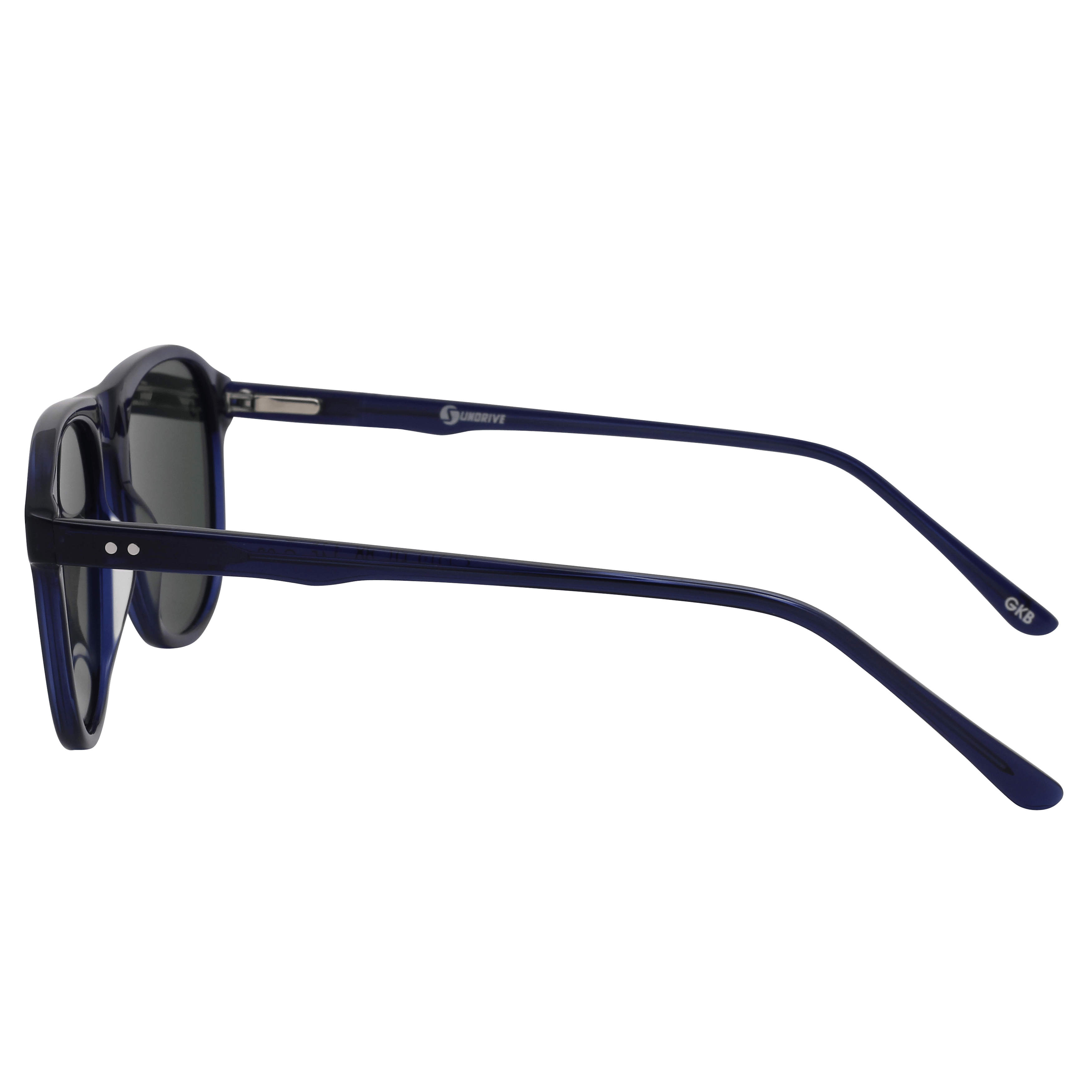 Inspira 2212 Sunglass Blue Male Full Shell Sunglass — Blue frame — view 3