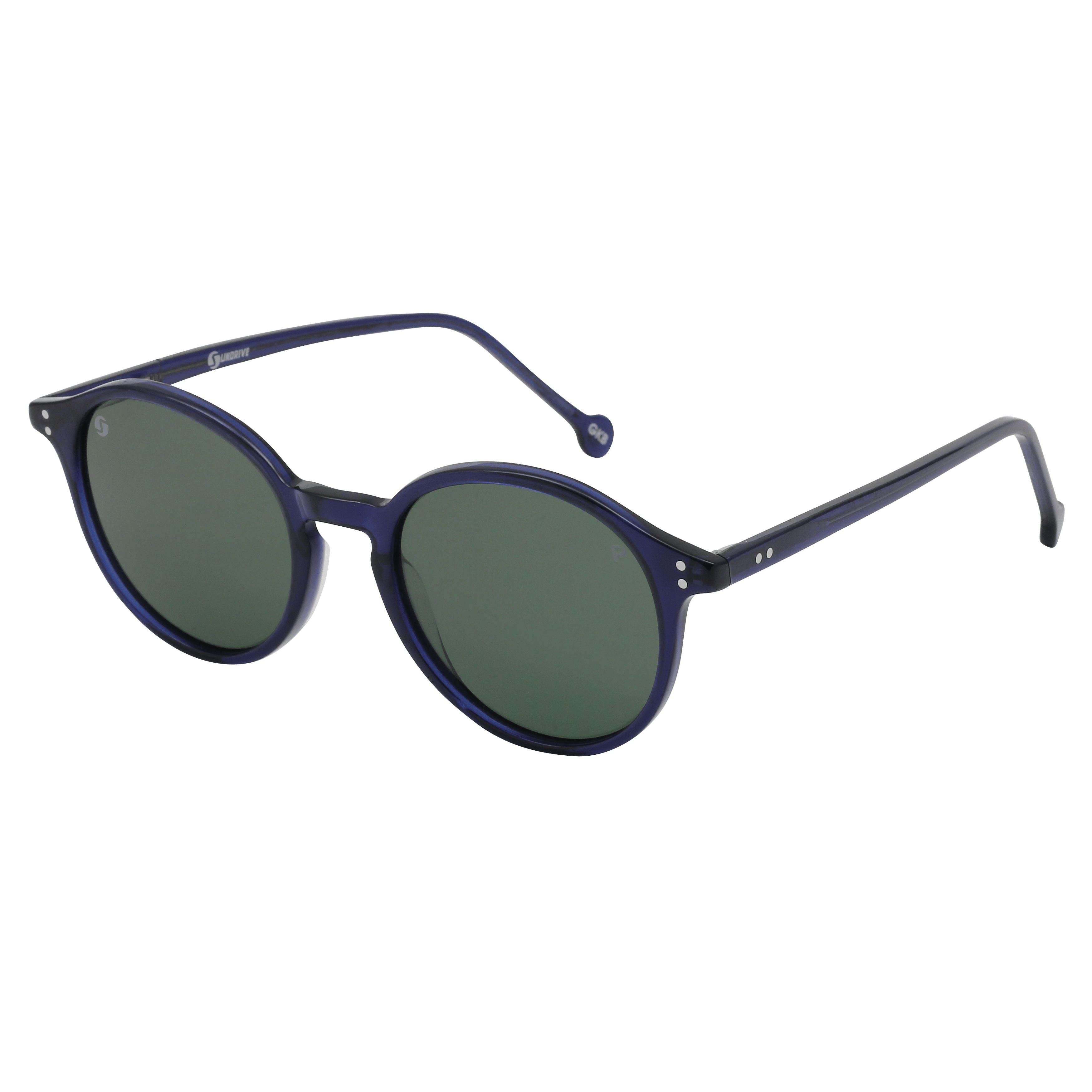 Inspira 2211 Sunglass Blue Unisex Full Shell — Blue frame